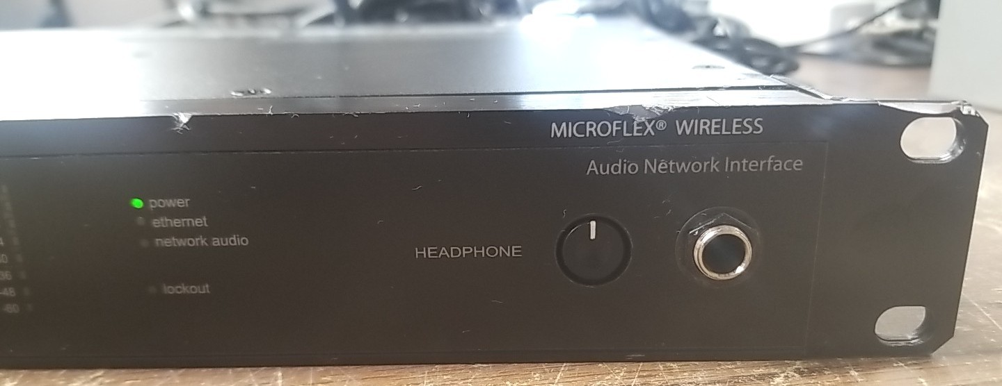 Shure MXWANI8 8-Channels Microflex Wireless Audio Network Interface. *READ⬇️*