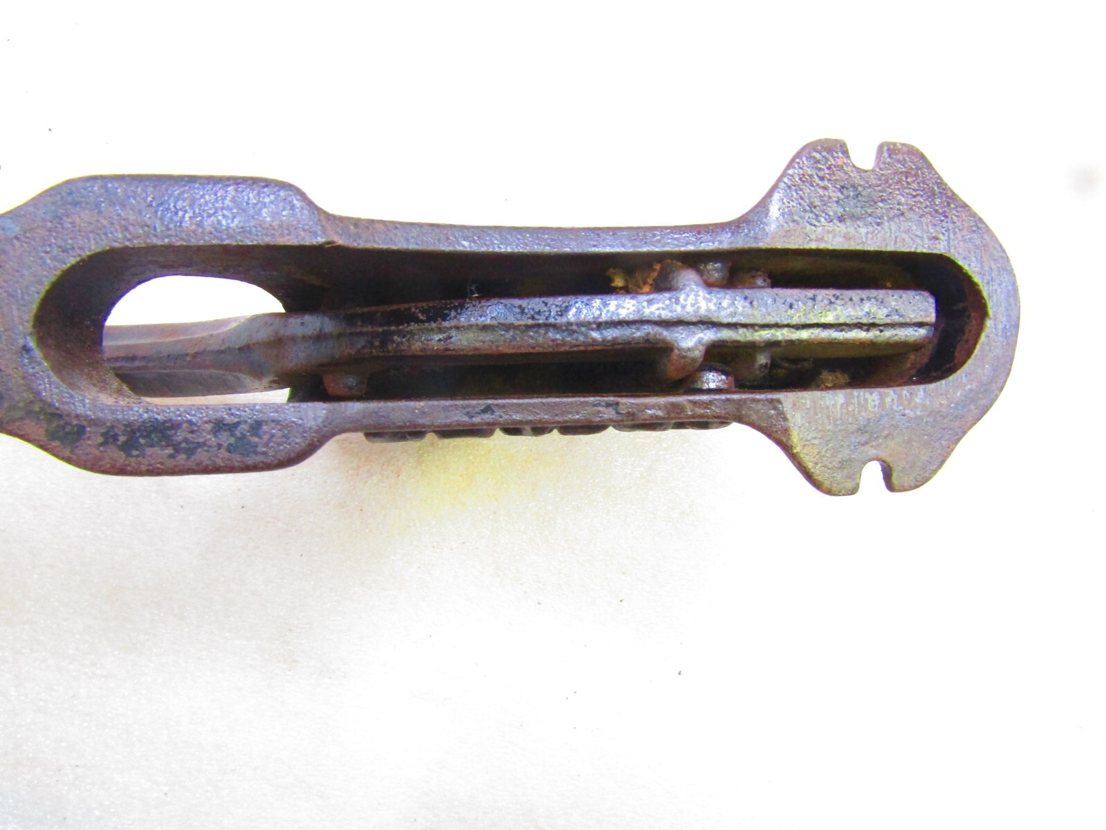 Rivet machine by Fulton, hand press cast iron