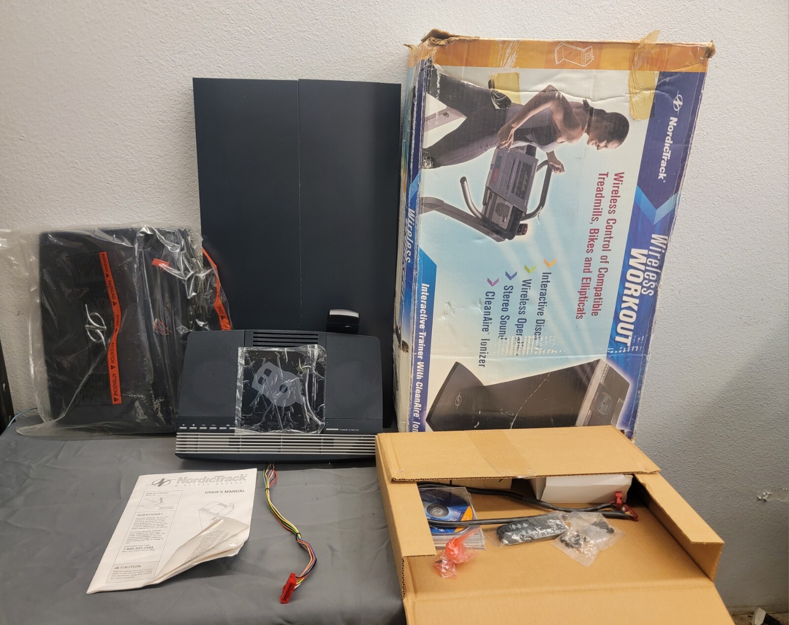 NordicTrack Wireless Workout Interactive Trainer with CleanAire Ionize.