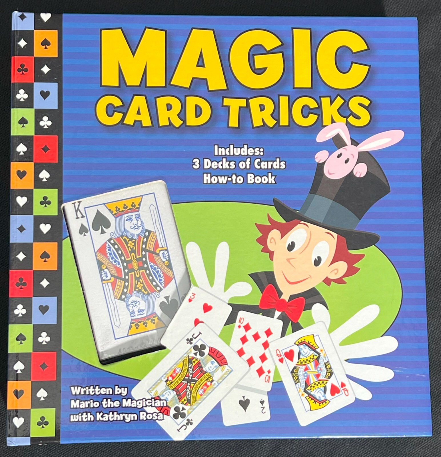 Magic Card Tricks 3 Decks of Cards Tons of Amazing Tricks Mario the Magician NIB