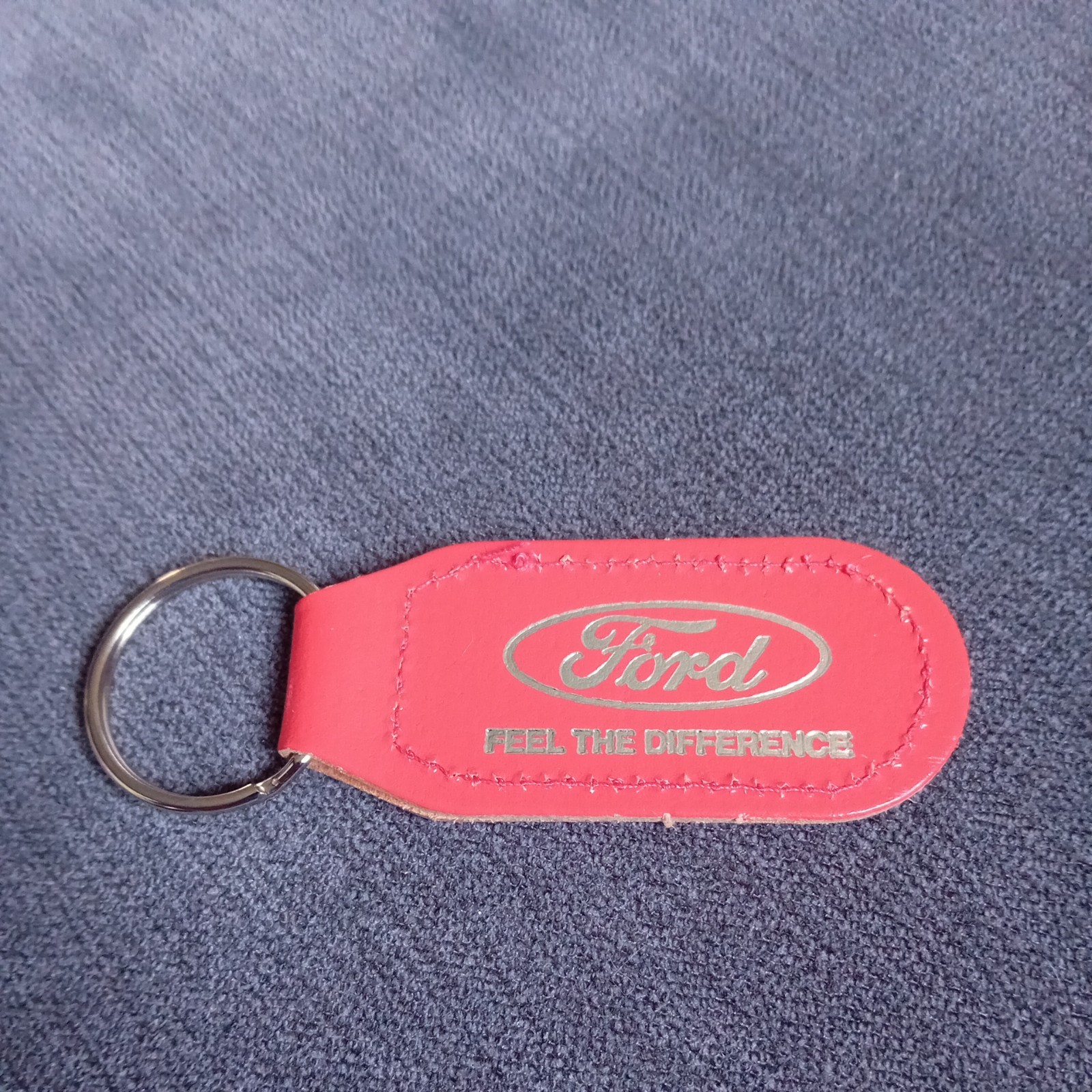 Genuine Ford DG Weaver feel the difference leather Keyring
