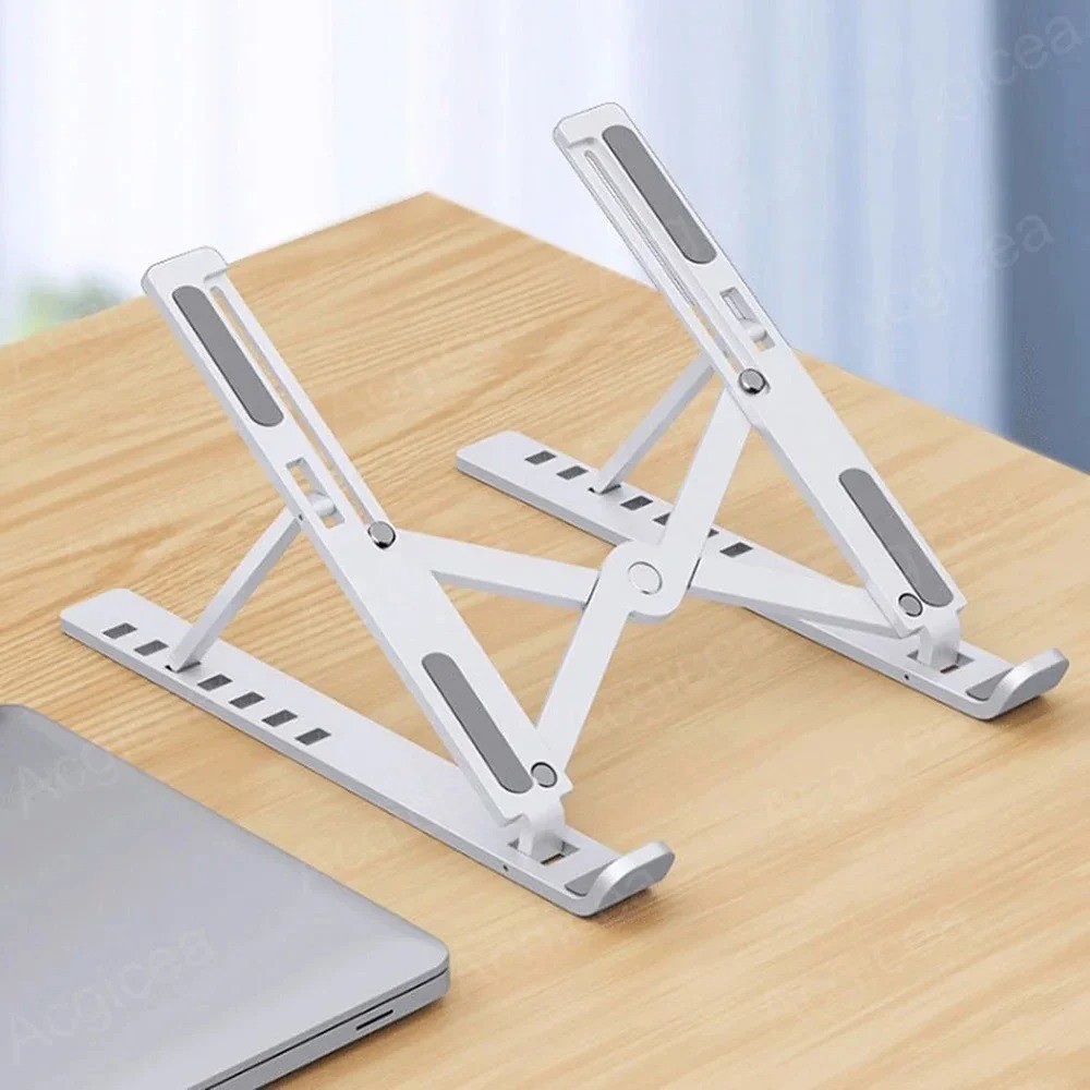 7 Level Adjustable Laptop Stand Foldable Portable Notebook Tablet Holder