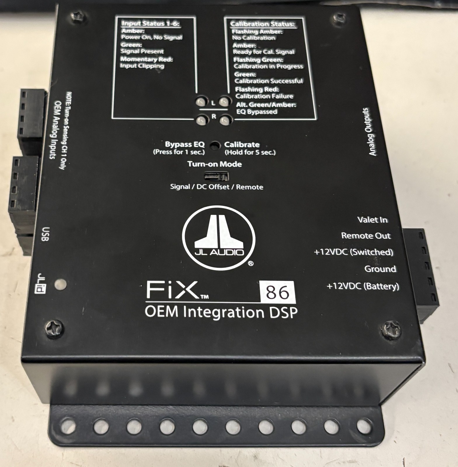 TESTED! JL Audio FiX-86 OEM Integration DSP Signal Processor WITH PLUGS!!!