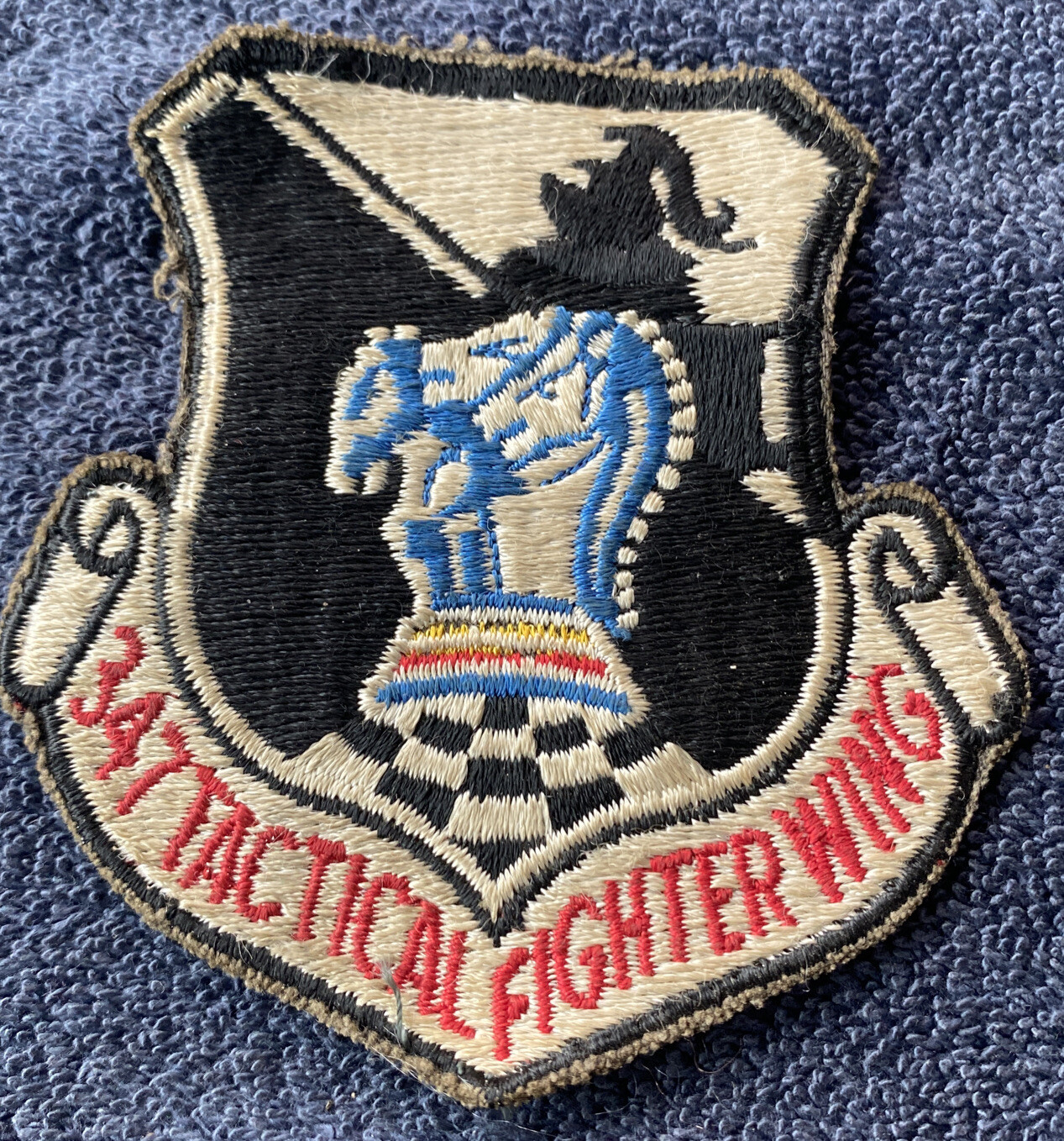 Vintage Emblem Patch 347 Tactical Fighter Wing