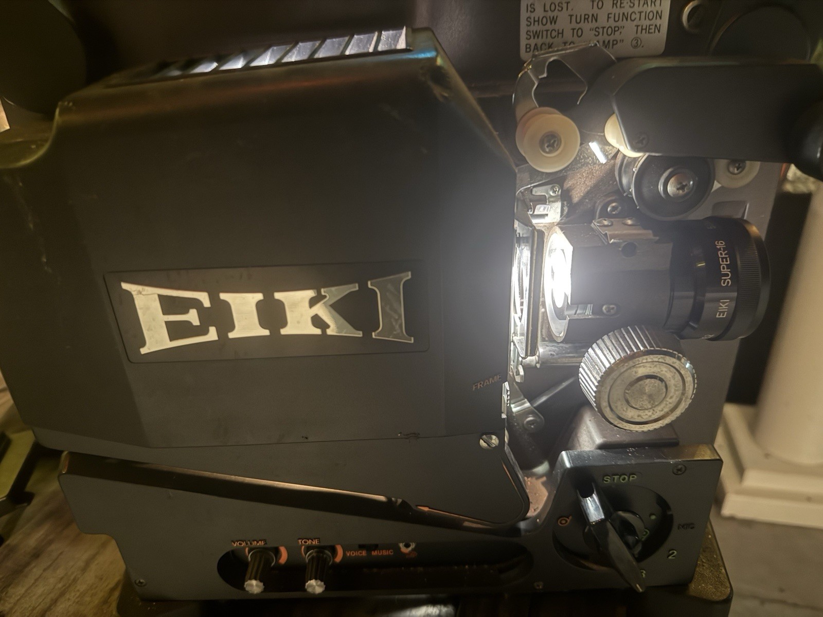 Vintage EIKI Super Slot Load II Model SL 16mm Movie Projectors