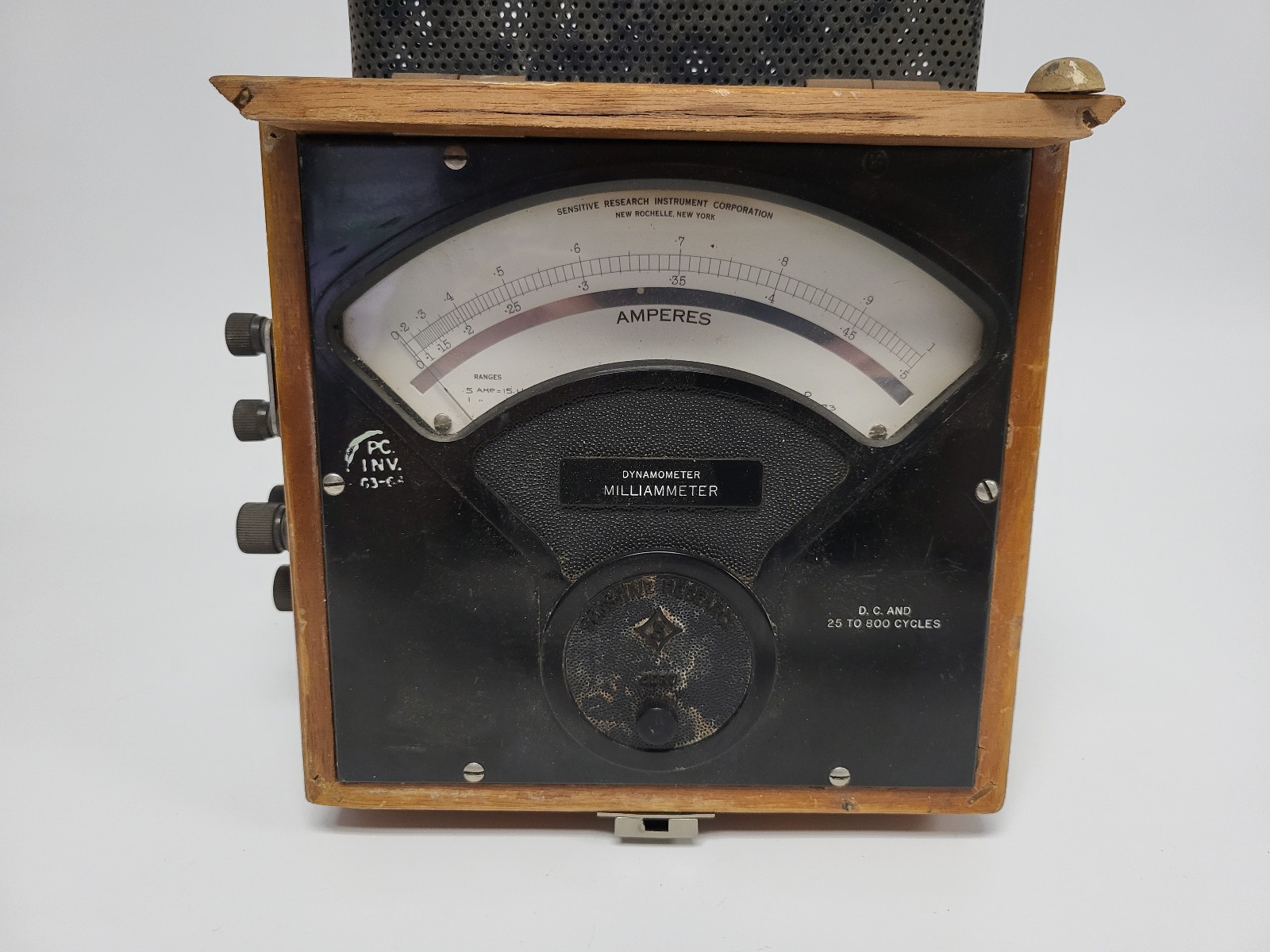 Vintage Sensitive Research Dynamometer Milliammeter