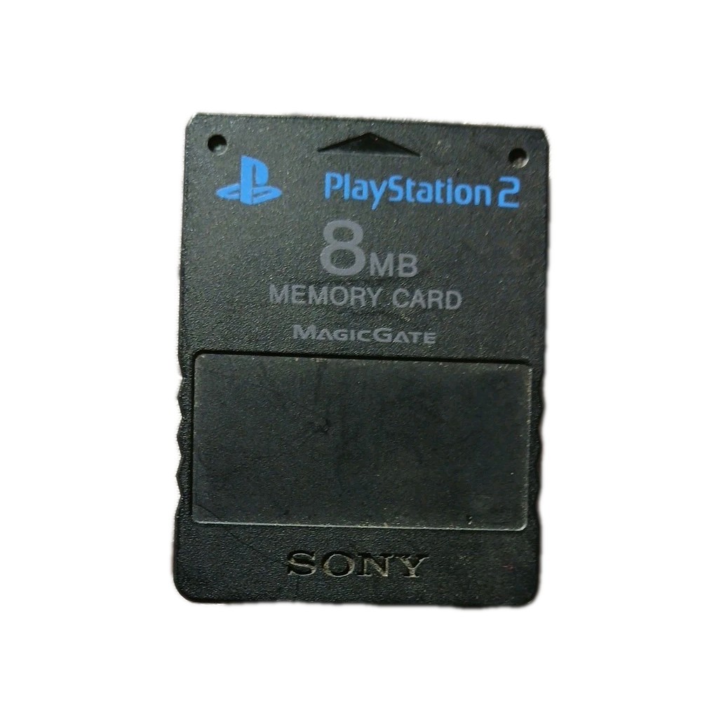 Official Original OEM Sony PlayStation 2 PS2 Memory Card Magic Gate Black 8MB