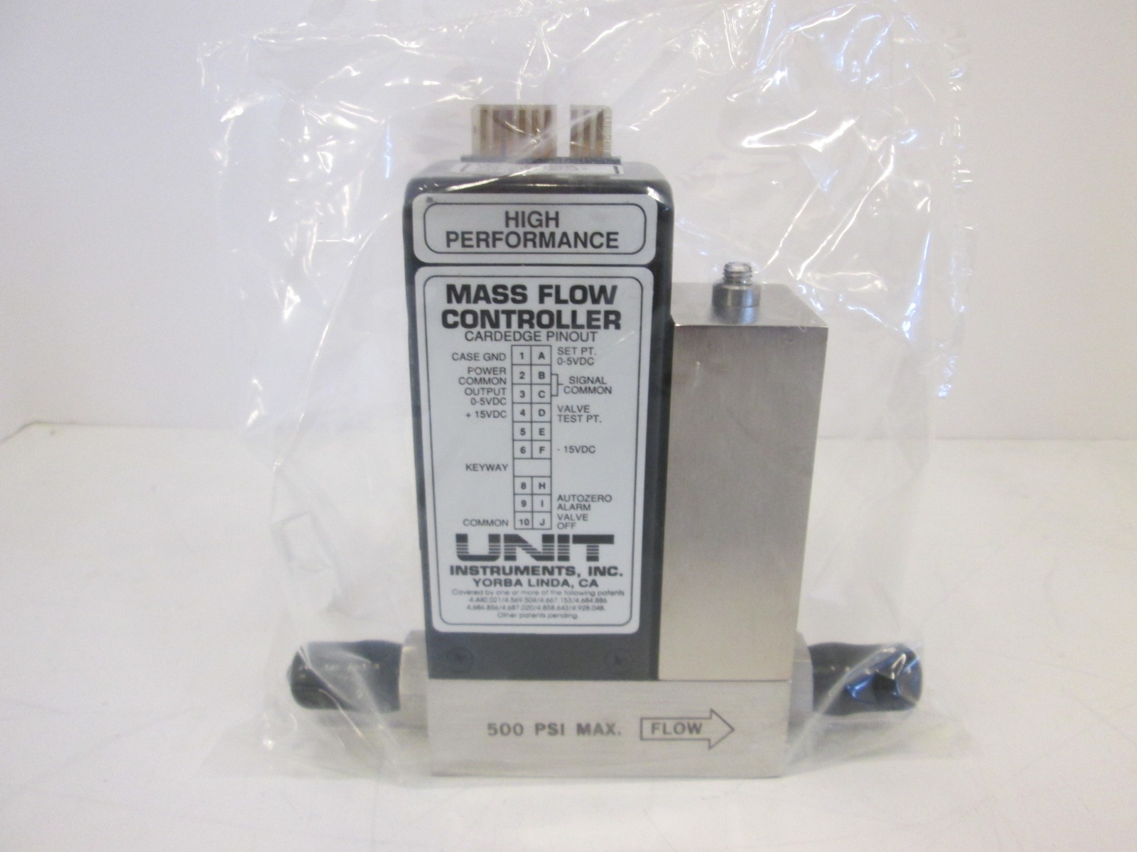 Unit Instruments, UFC-1100A, Mass Flow Controller, 50 SCCM, CF4, Used