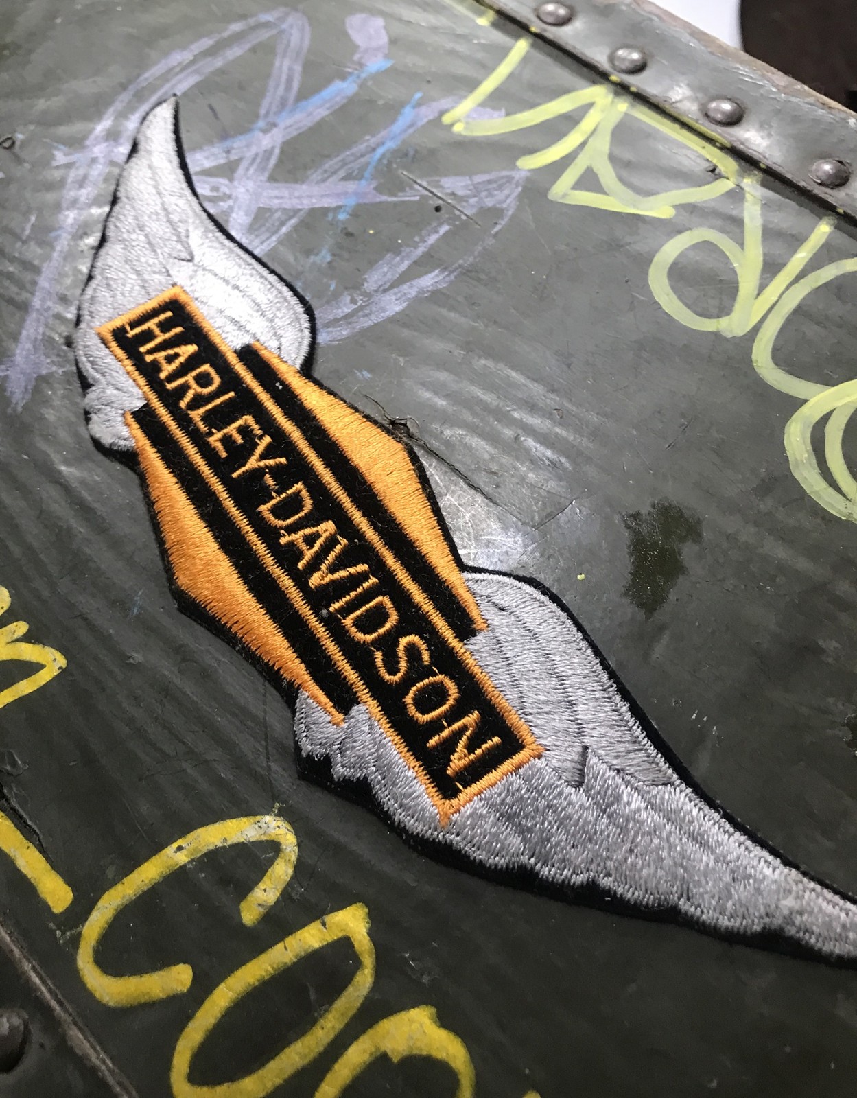 Vintage Harley Davidson Patch Knucklehead Panhead Shovelhead Biker Original Chop
