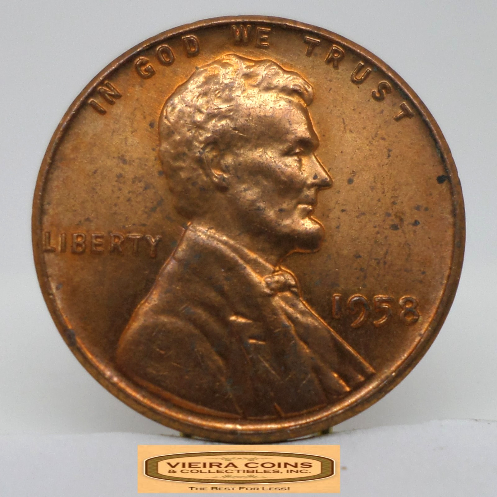 1958 Lincoln Wheat Cent, High Grade - #C48743NQ