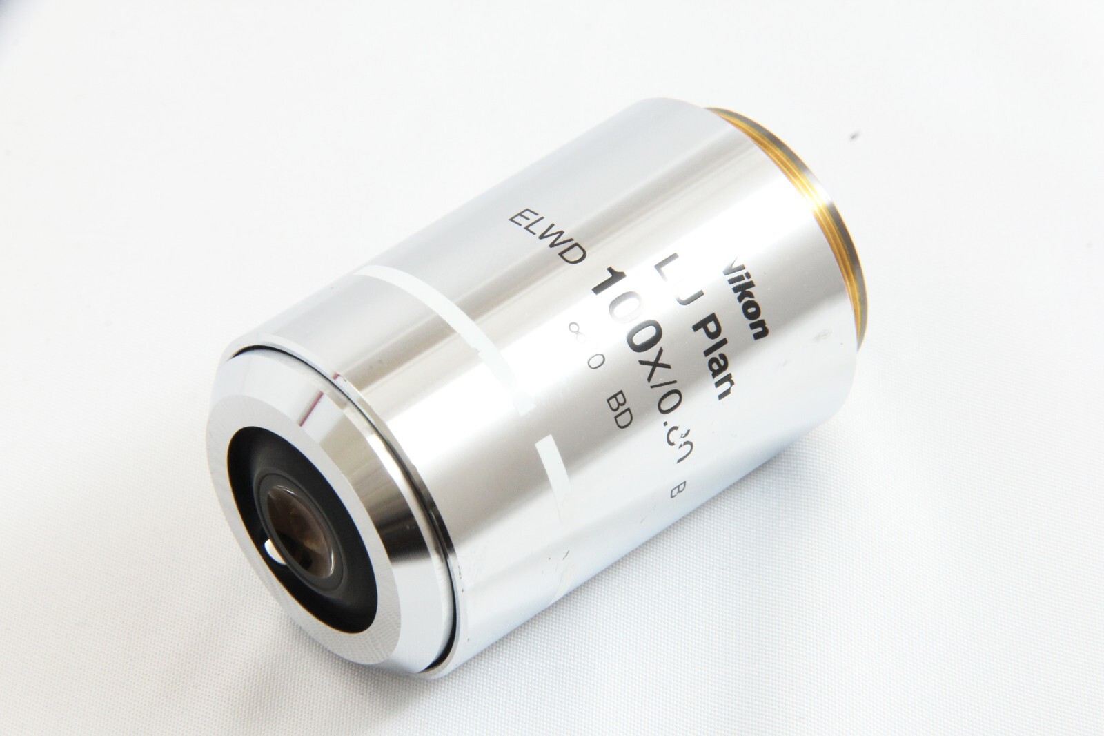 Nikon LU Plan ELWD 100x 0.80 B ∞/0 BD WD 3.5 Microscope Objective [32mm Thread]
