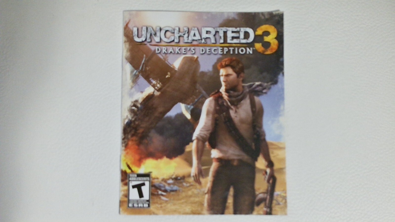 Uncharted 3 Drake's Deception - PlayStation 3 - Instruction Manual Only