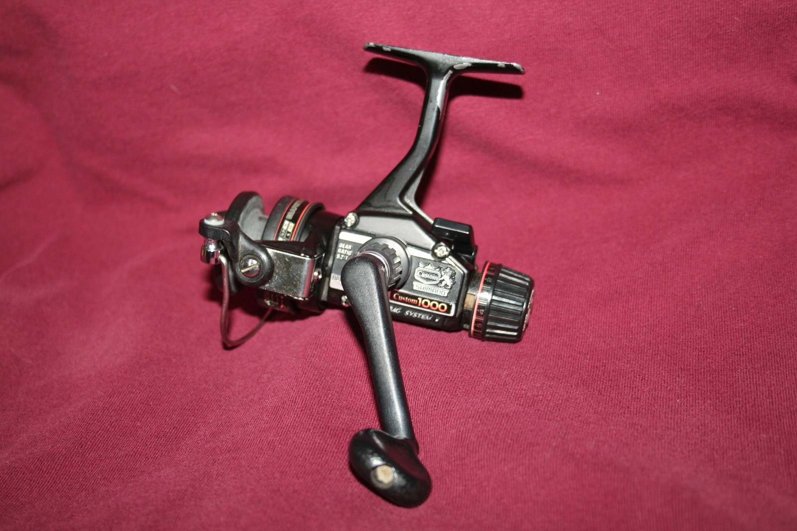 Vintage Great Working Shimano Custom 1000 Ultra Light Fishing Reel