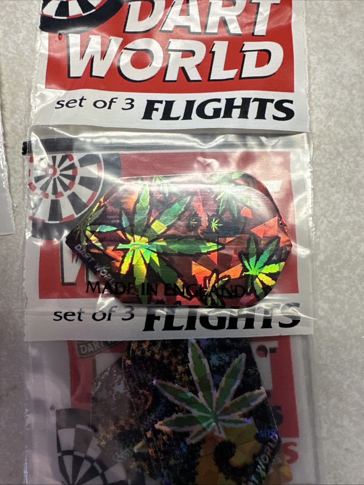 15GM Marijuana Leaf Themed 3 Piece Soft Tip Dart Set Bundle With Soft Case
