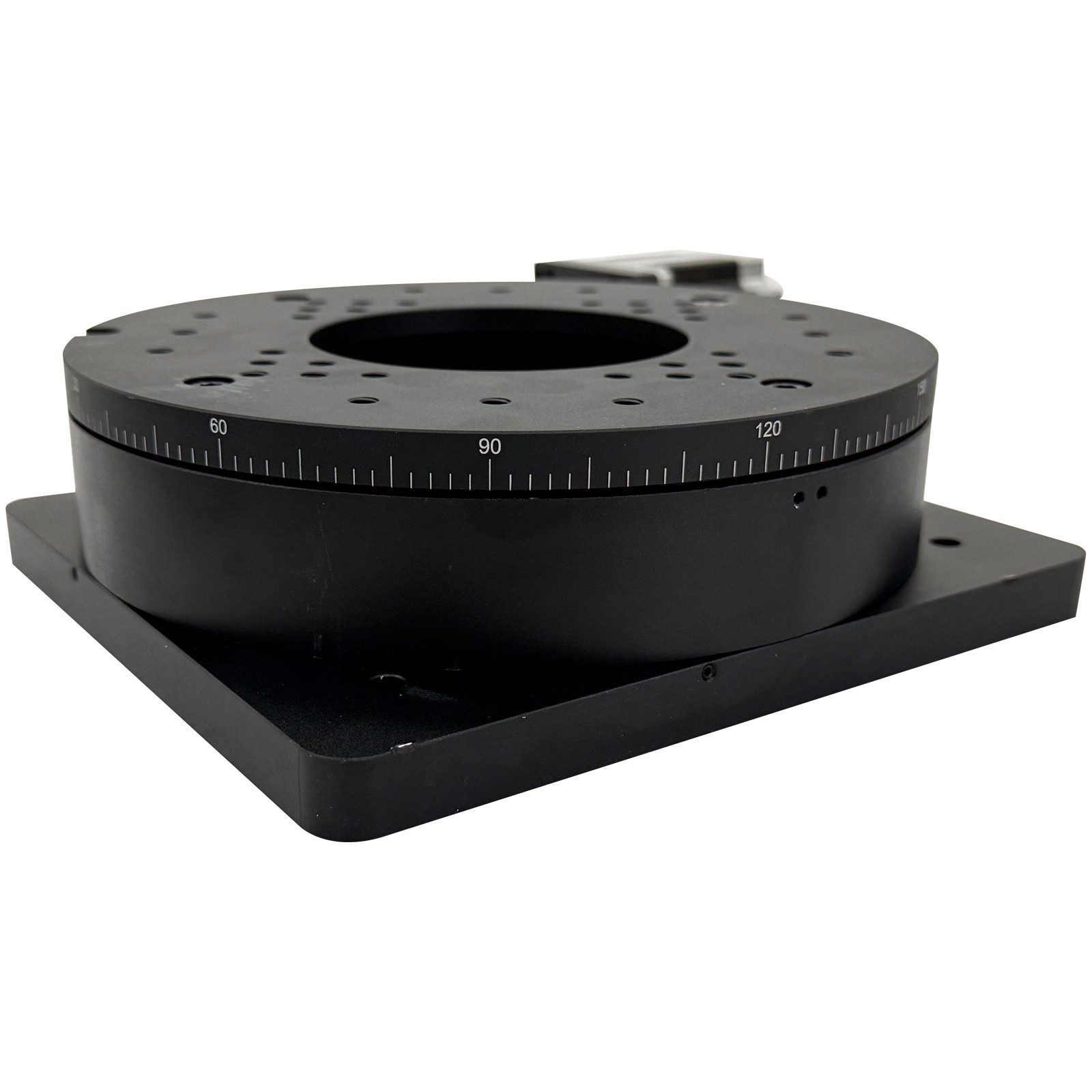 Two-Phase Stepper Driver Motorized Precision Rotary Table Worm Gear Drive
