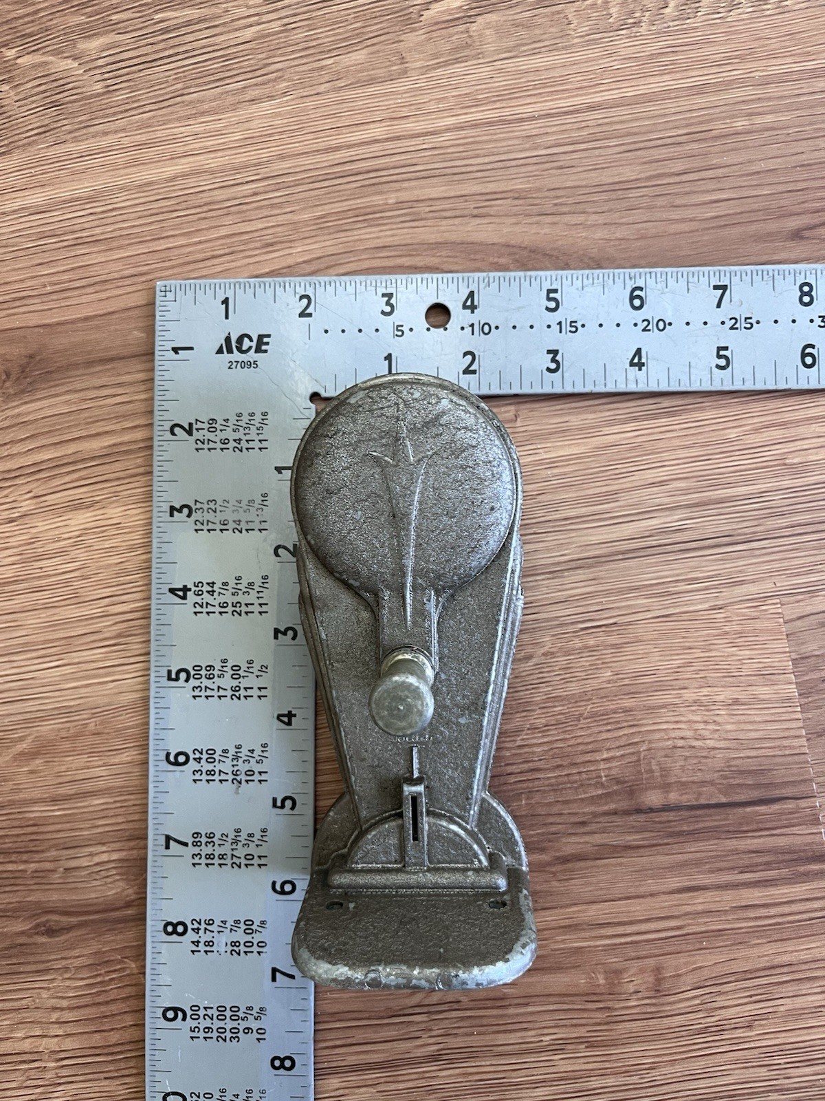 Vintage Mechanical Wizard Chicago Pencil Sharpener BASE ONLY 1900-1920 Cast-Iron
