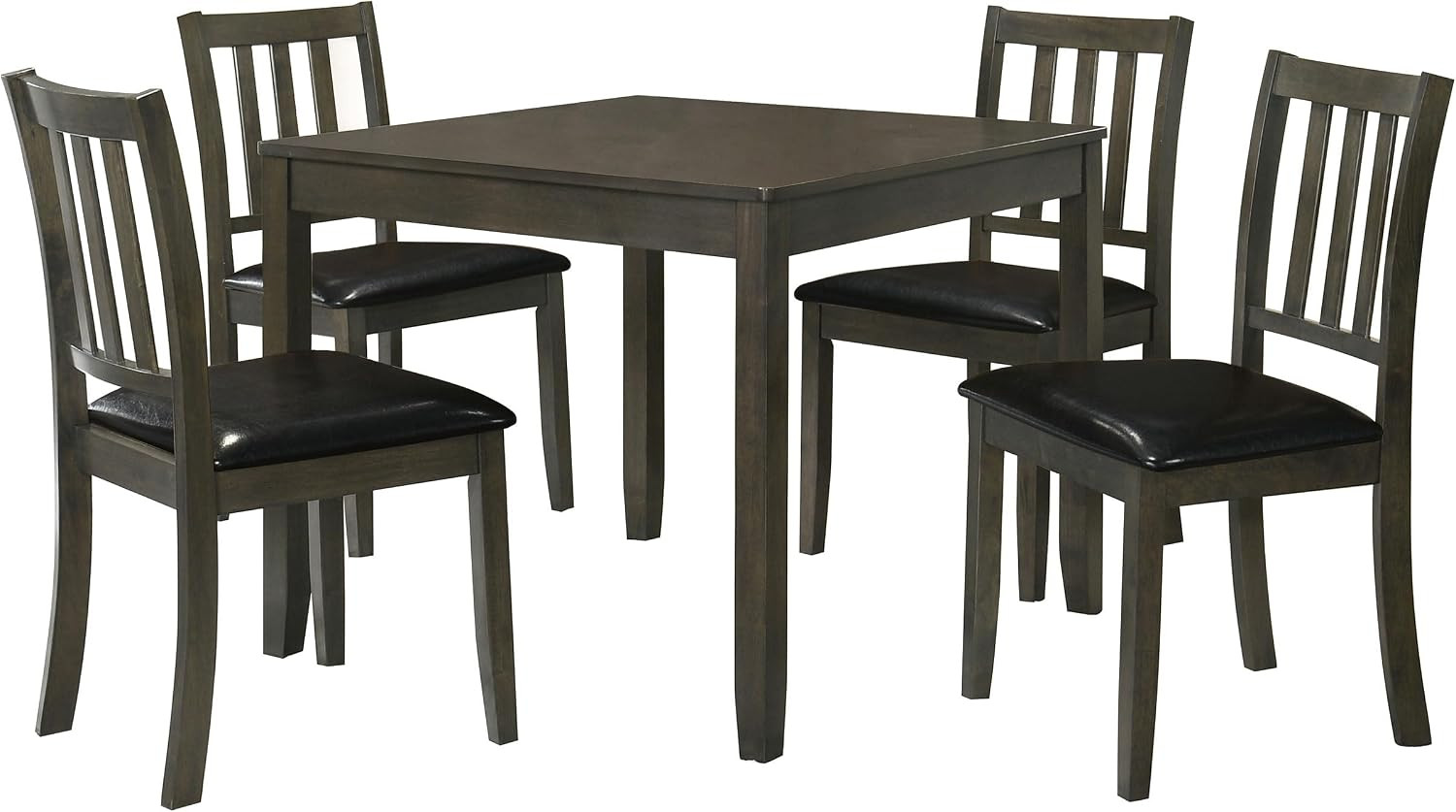 Coaster Home Furnishings - Parkwood - Wood - 5-Piece Square Dining Table Set – R
