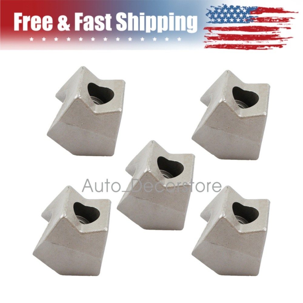 5Pcs New For Fecon Cubit Reversible Knife Teeth