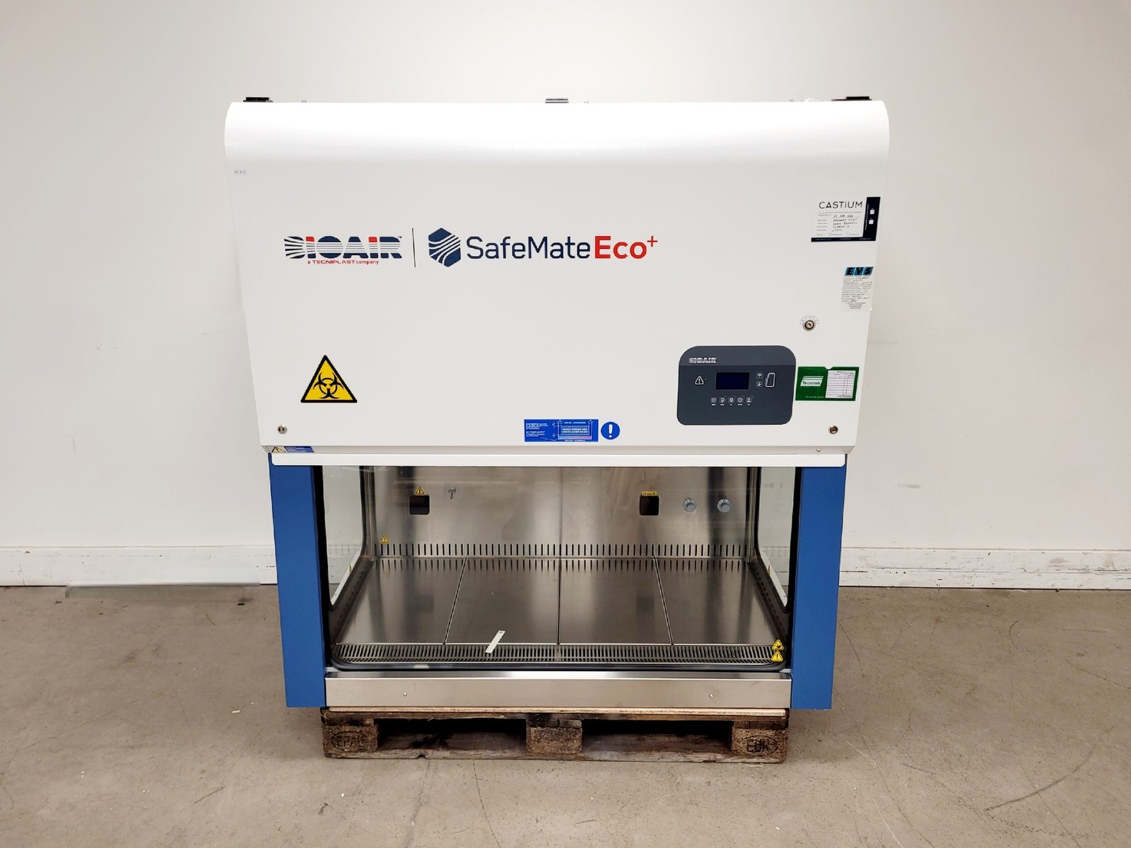 BioAir Safemate ECO+ 1.2BS Class II Microbiological Safety Cabinet w/ Stand