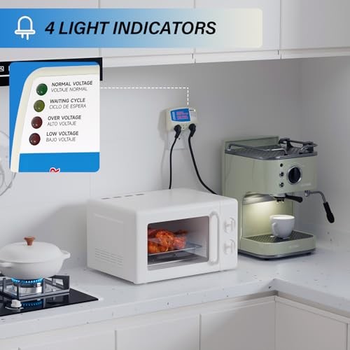 Voltage Protector, 3 Outlet Plug in Surge Protector for Home 008 1 PACK