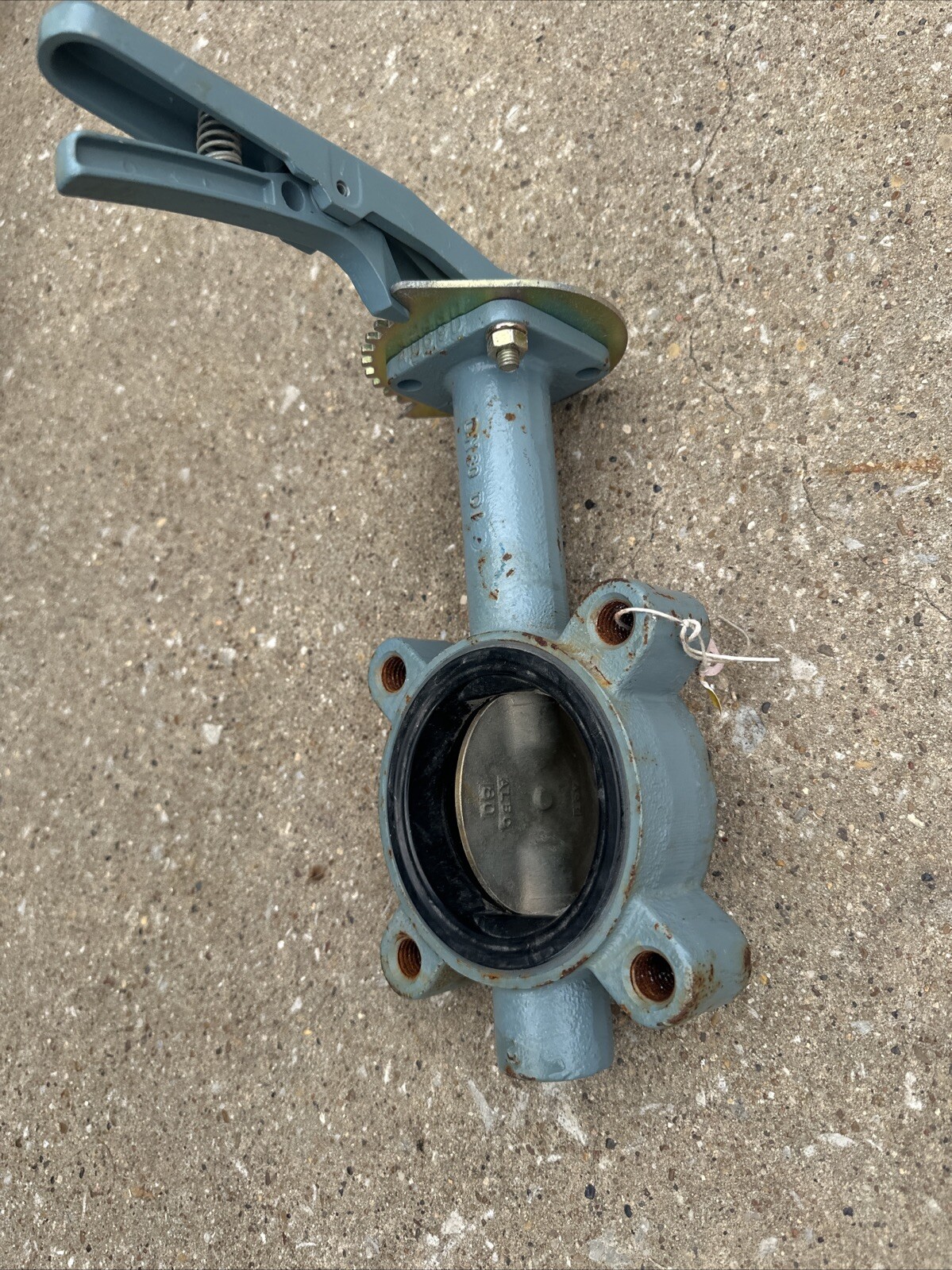 Kitz 6122EL Bi-Directional Butterfly Valve With Damper and Handle 3 Inch A22