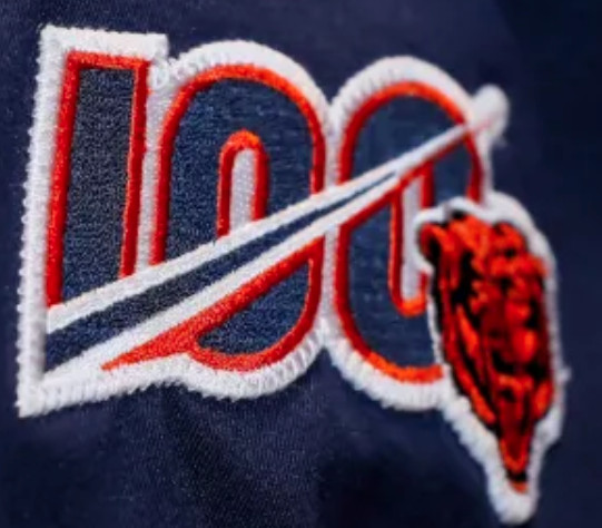 2019 CHICAGO BEARS 100th Anniversary Iron-on NFL Football Jersey PATCH