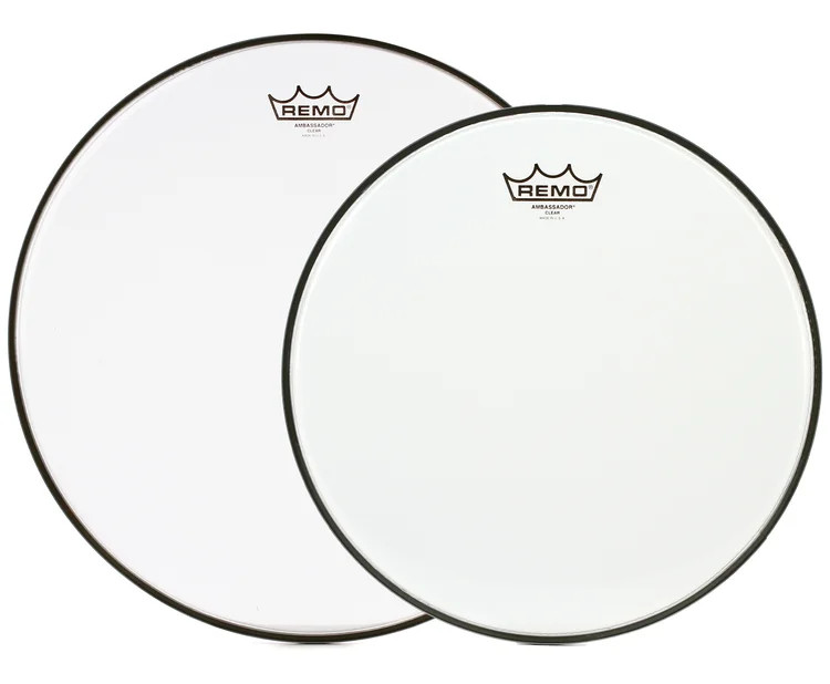 Remo Ambassador Clear Drumheads - 13/16 inches