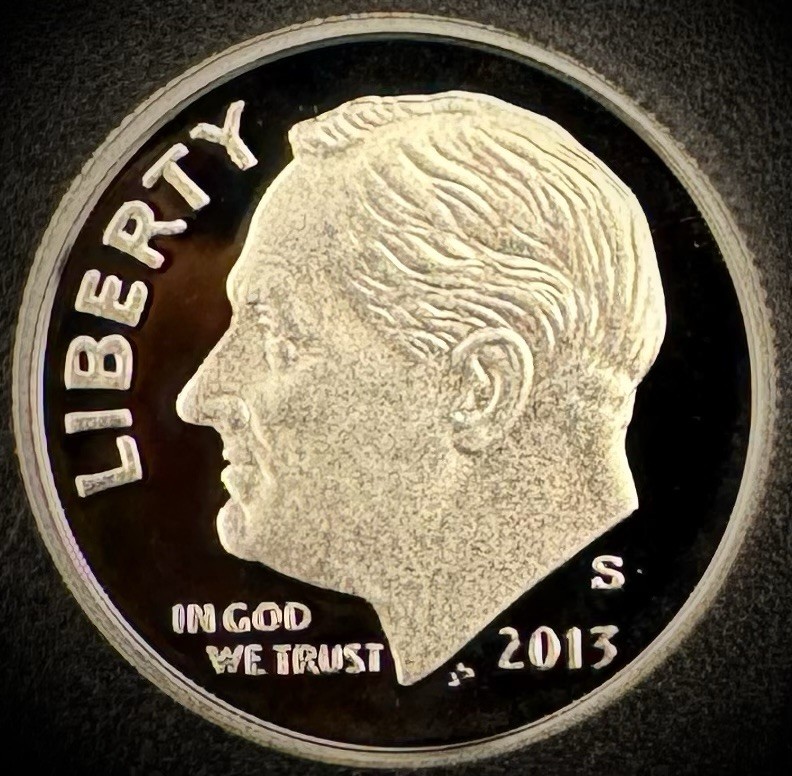 2013-S GEM PROOF Roosevelt Dime 10C Clad DEEP CAMEO Coin