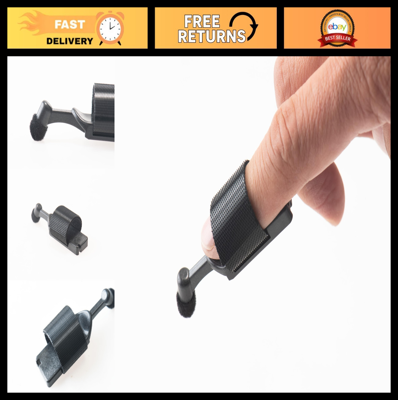 Finger-Mounted Conductive Stylus for Touch Screen Devices, Ultra-Light & Accurat