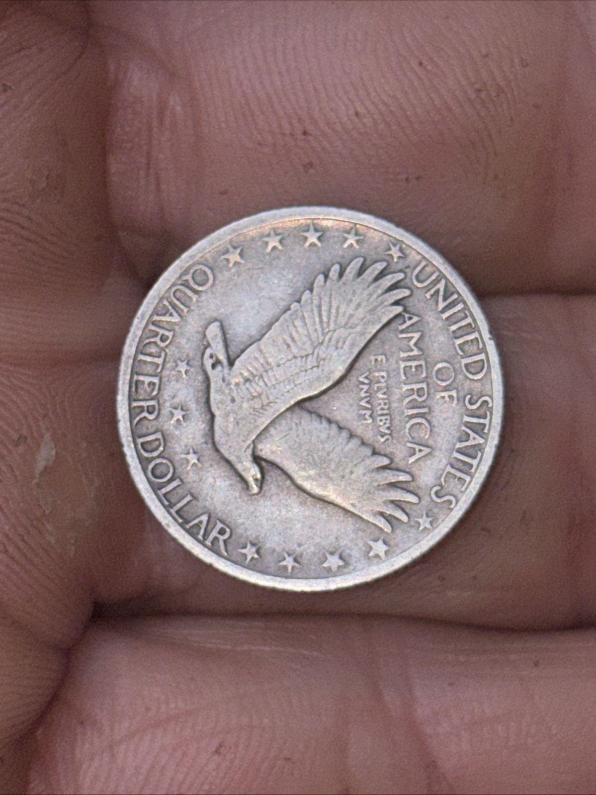 1927 Standing Liberty Coin. In COD WE TRUST ERROR