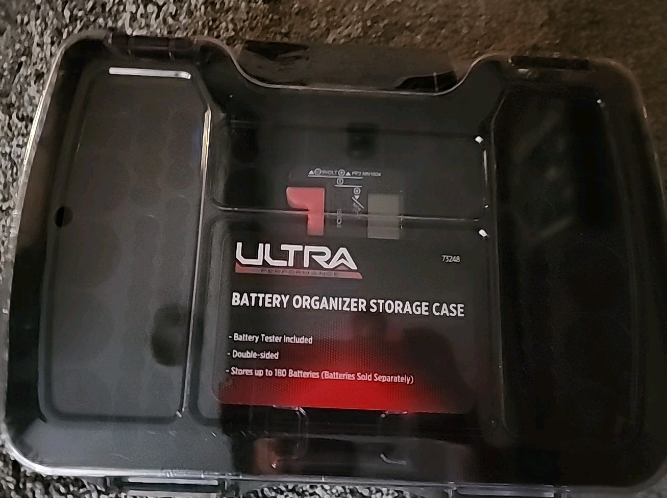 ULTRA Performance Battery Organizer Storage Case w/ Battery Tester T13
