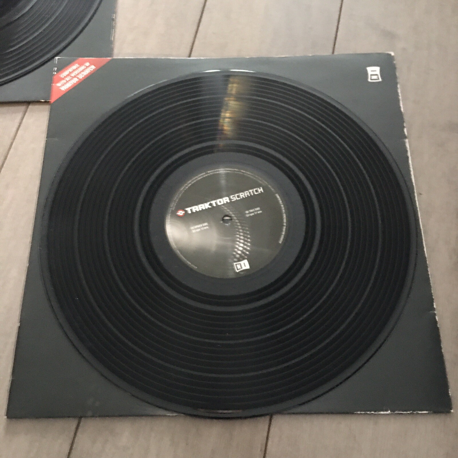 Traktor Scratch control vinyl - black