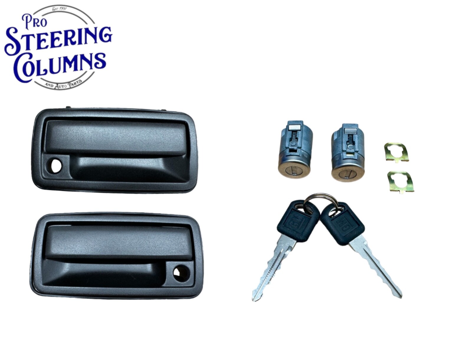 01-05 BLAZER S10 JIMMY SONOMA DOOR HANDLE & LOCK CYLINDER 2 KEYS REPAIR KIT NEW