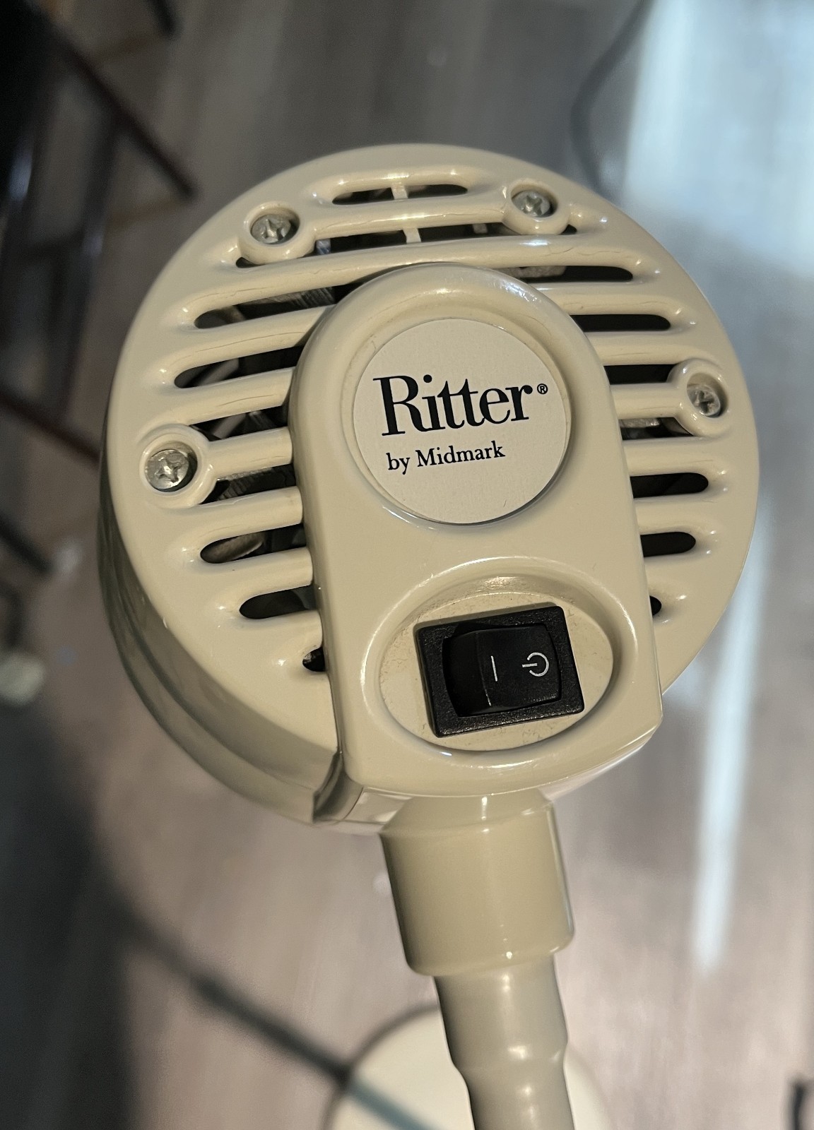 USED RITTER MIDMARK 35w QUARTZ GOOSENECK FLEXIBLE EXAM LIGHT-WORKING-64" HEIGHT