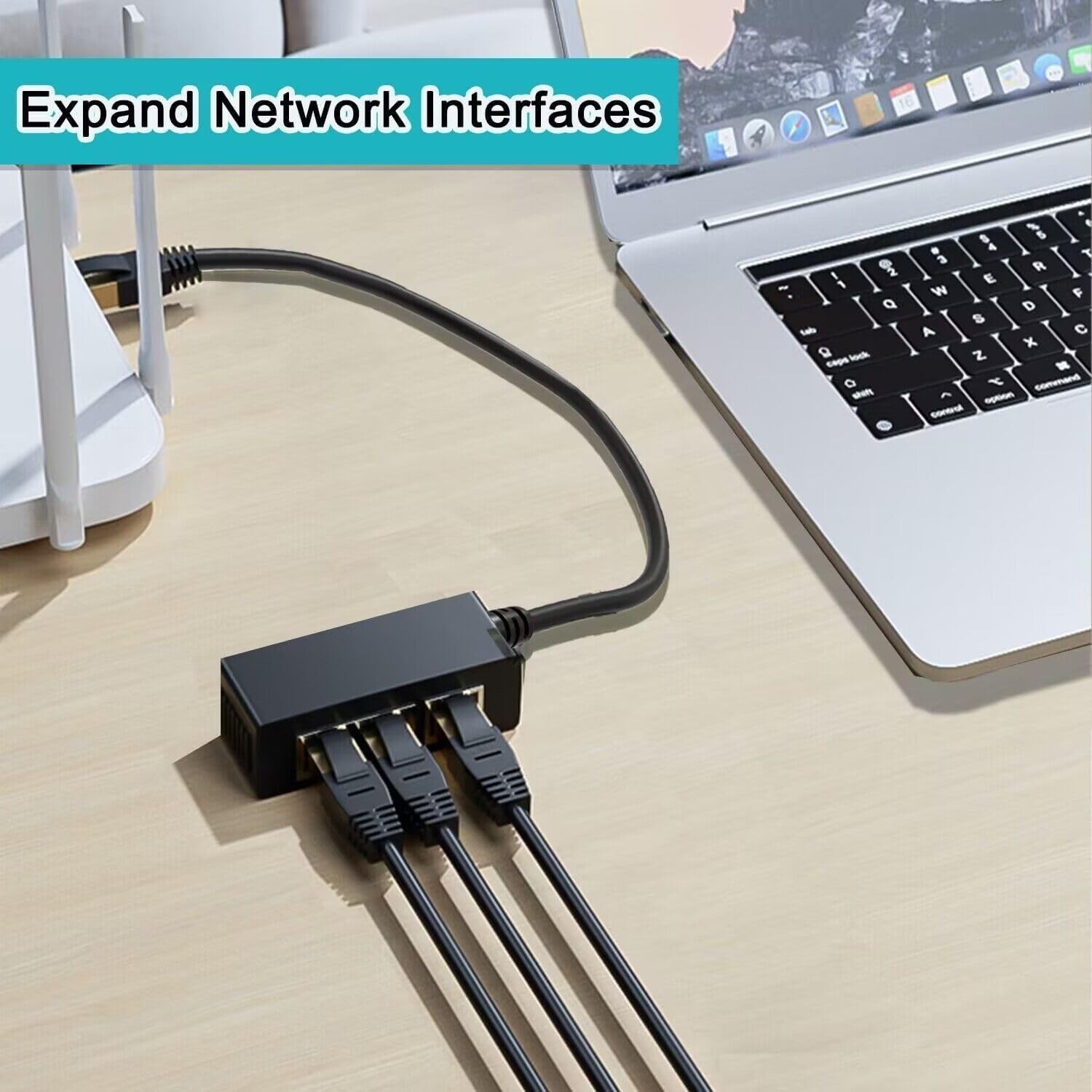 Starlink Compatible RJ45 Splitter 1 to 3 - High-Speed Connectivity Solution