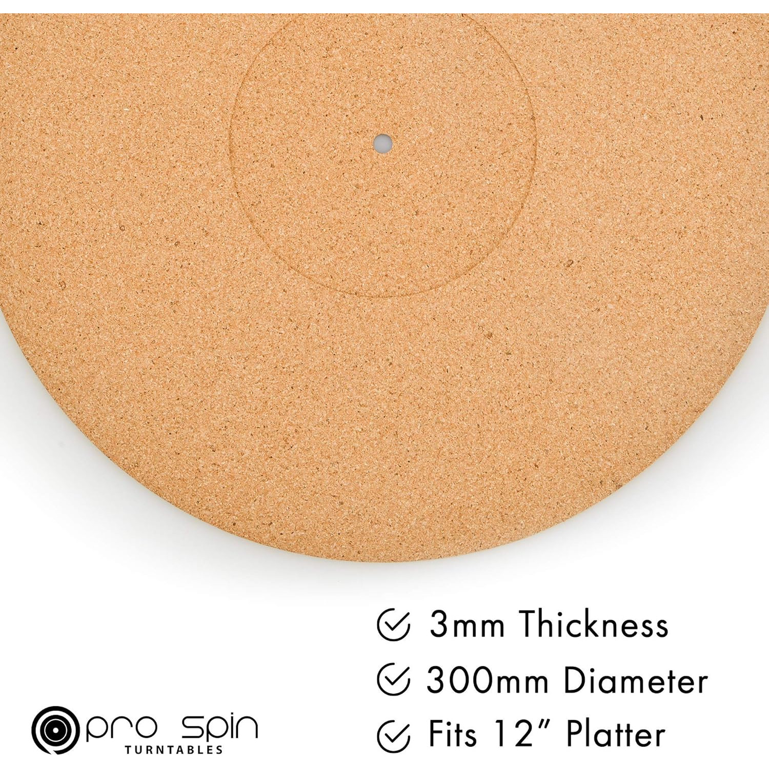 Cork Turntable Mat Pro Spin also for Lazy Susan NWT
