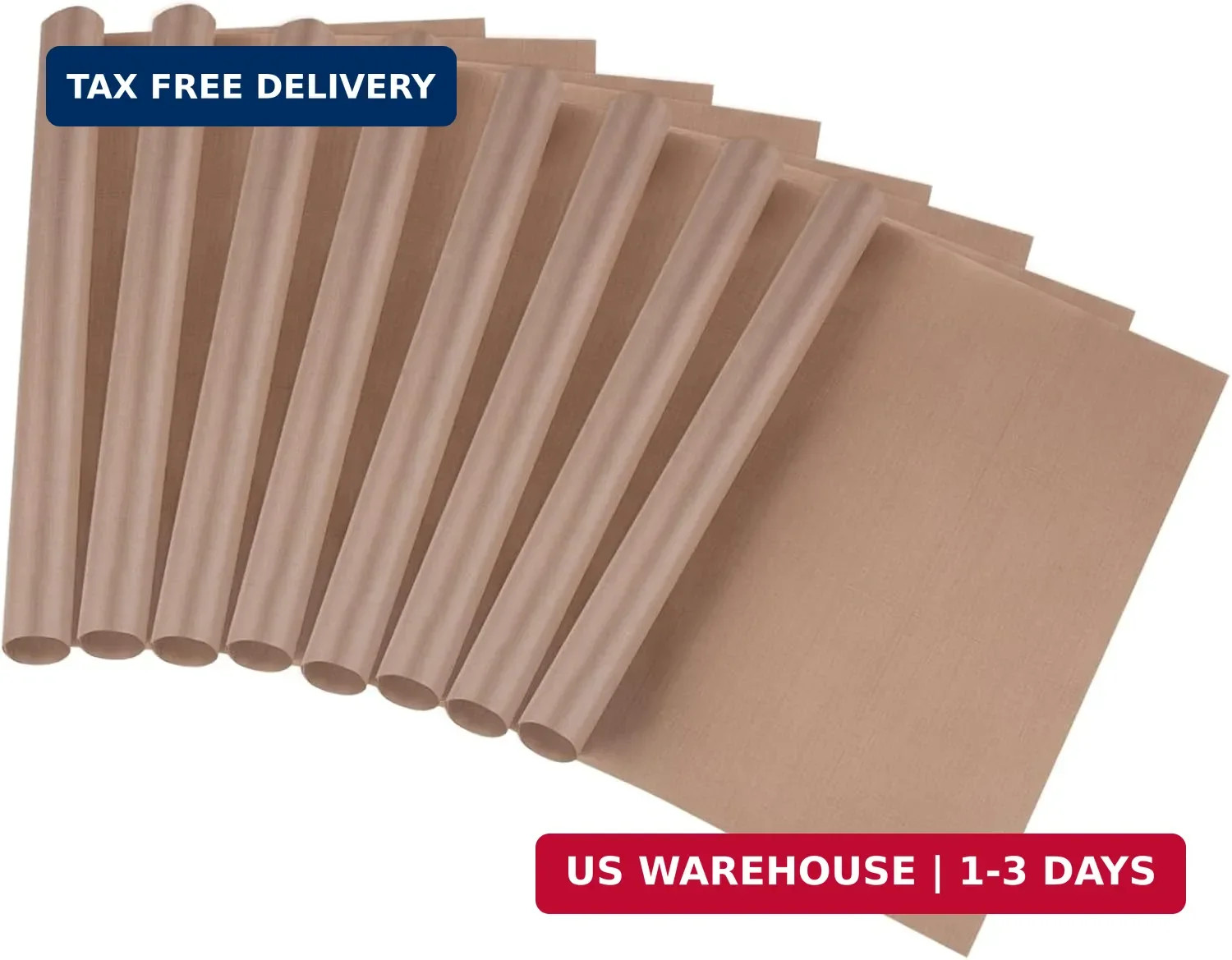 8PCS Teflon Sheet for Heat Press, 12" x 16" Heat Press Transfer Paper, Re
