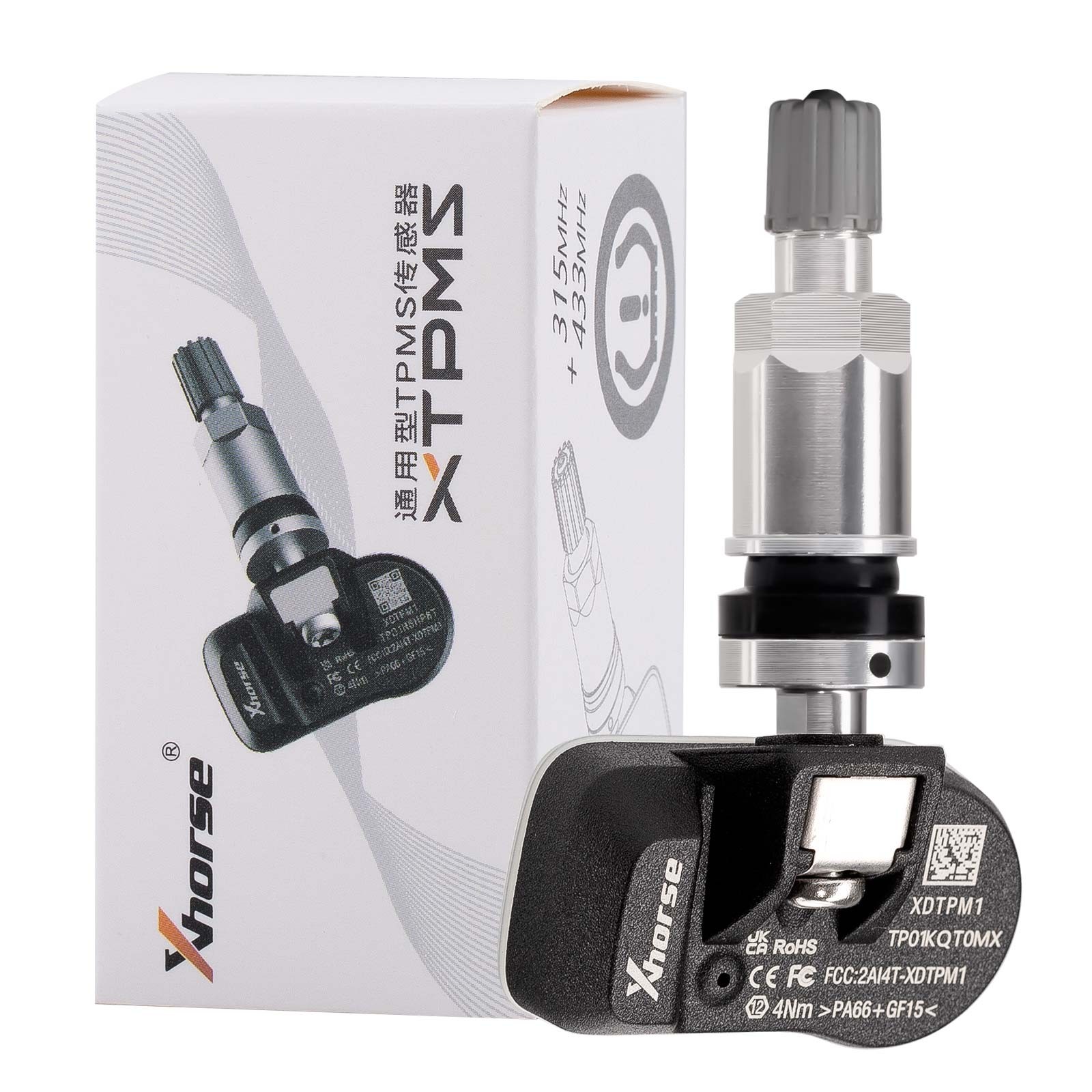 4x Xhorse XDTPM1EN TPMS Sensor Universal Programmable Sensor for VVDI Max Pro