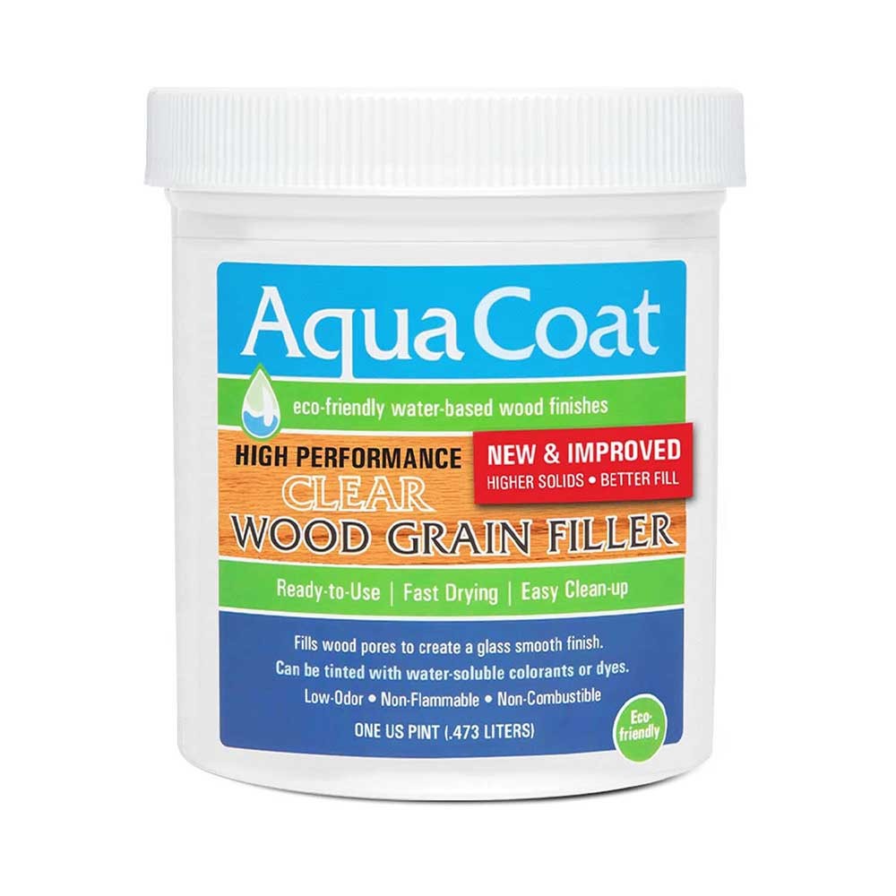 Aqua Coat High Performance Clear Wood Grain Filler – Pint