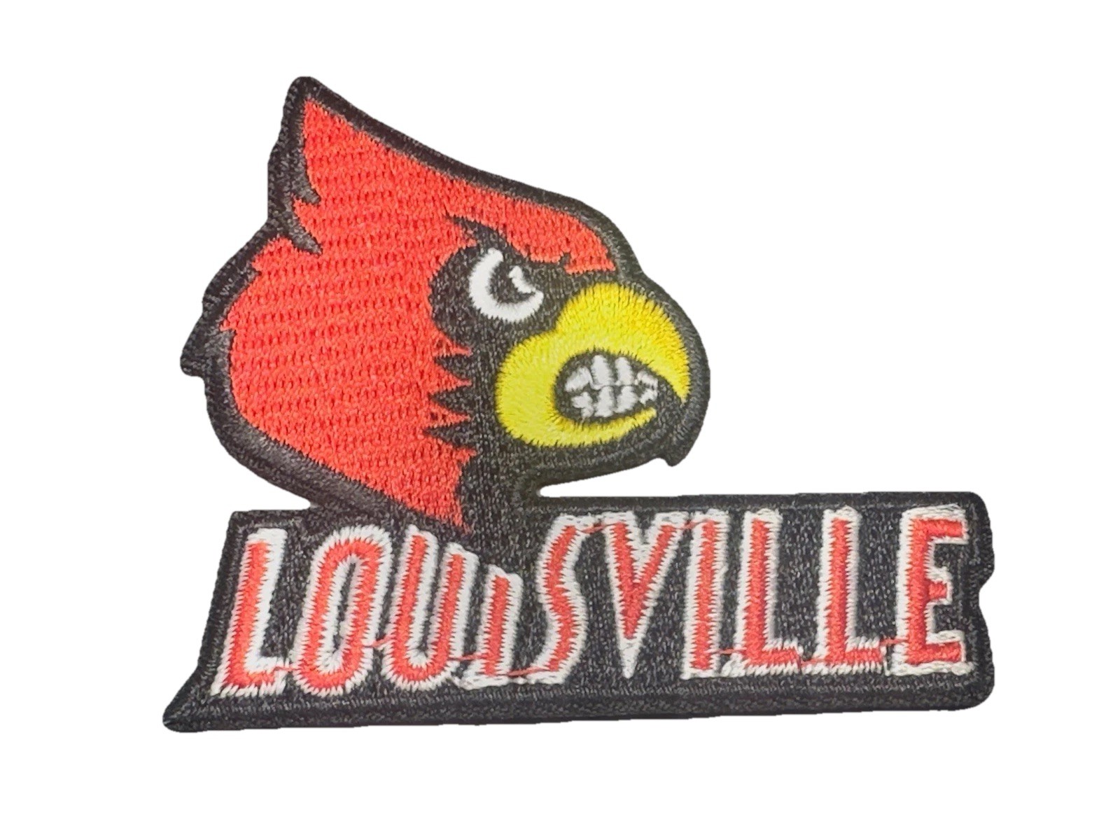 Louisville Cardinals Embroidered Iron On Patch