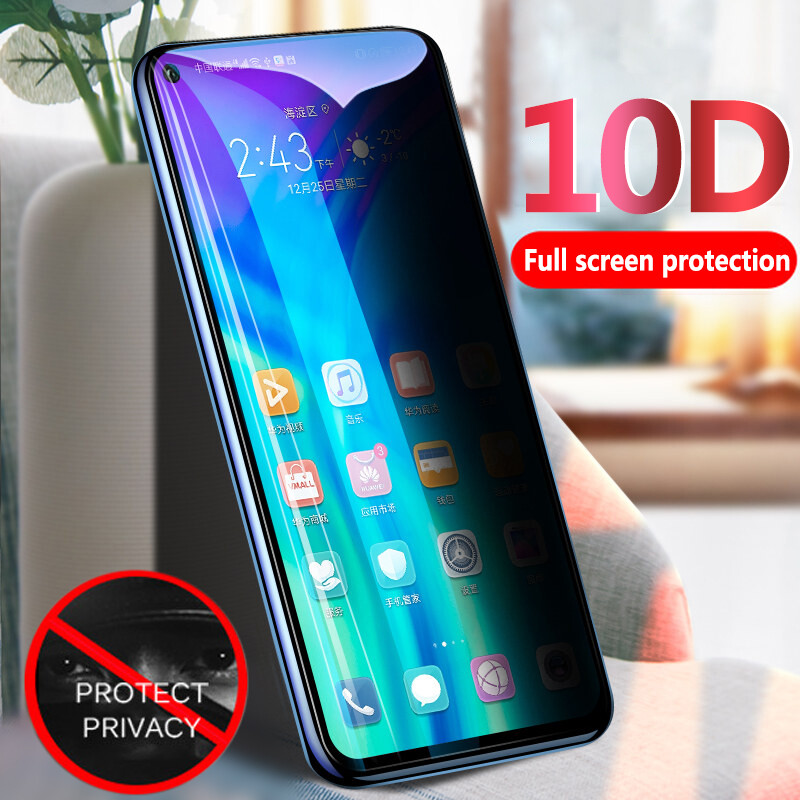 10D Tempered Glass Privacy Screen Protector For Samsung S21 S20 Plus A71 A51 A41