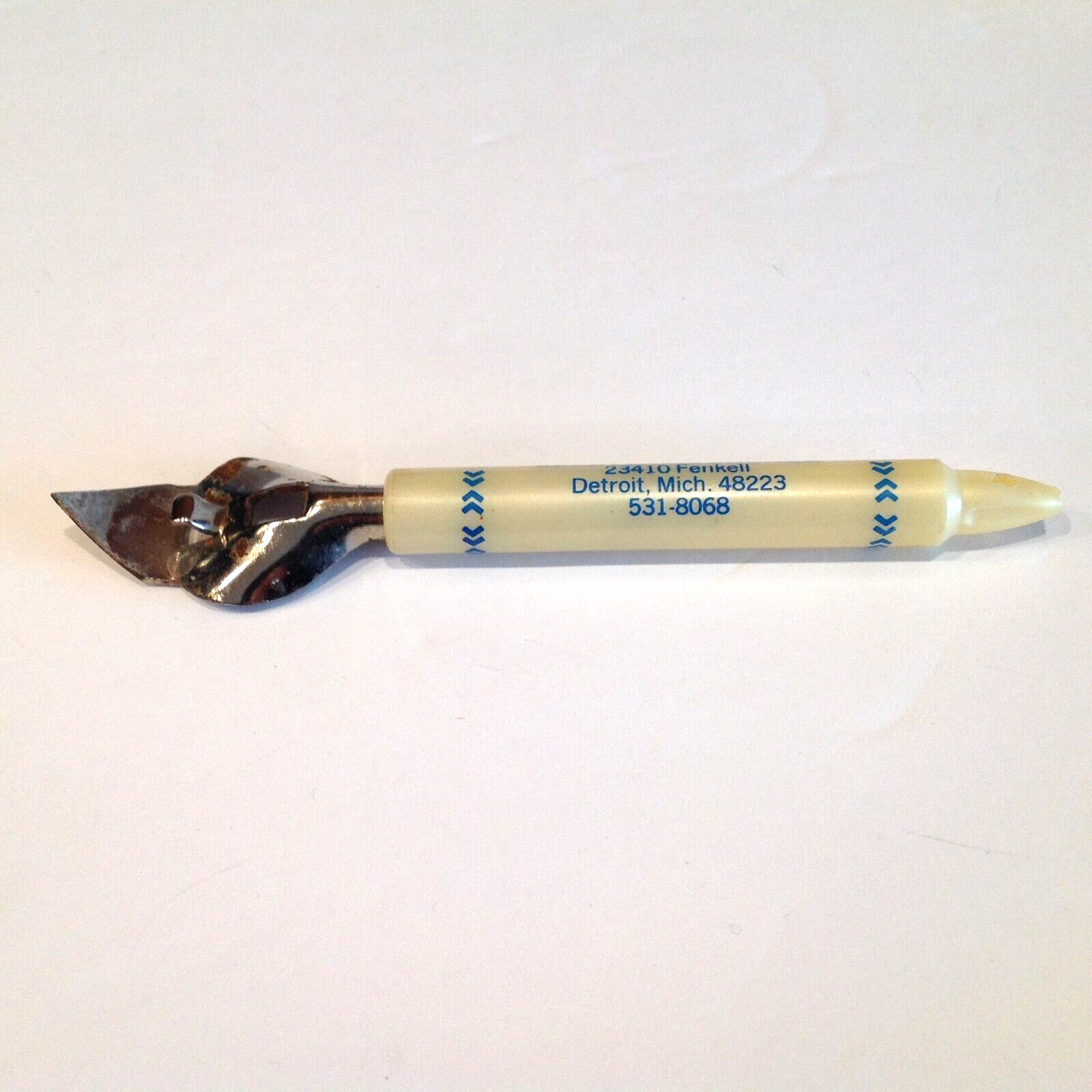 Vintage Blue Flame Lounge Advertising Bottle Opener