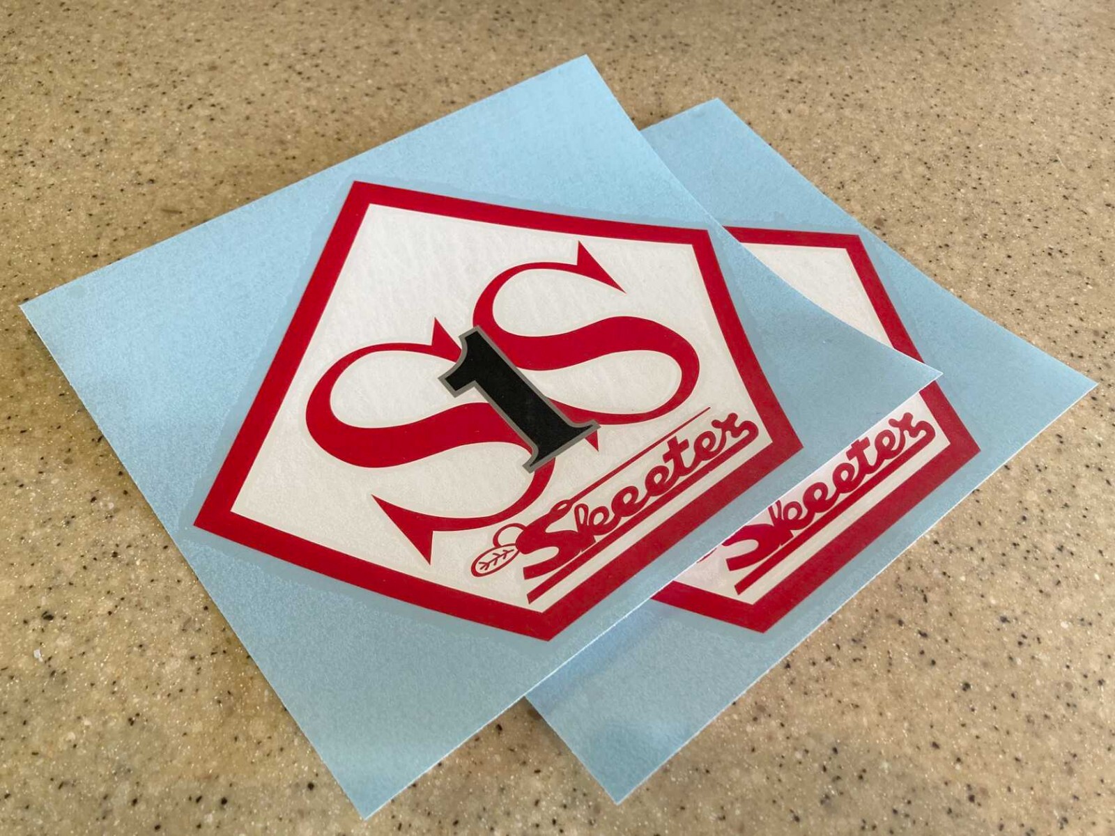Skeeter SS1 Vintage Fishing Boat Decals 2-Pak 7" Die-Cut Vinyl + FREE Shipping.