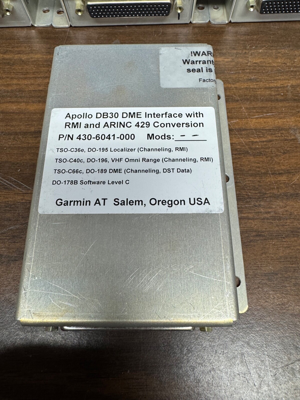 Garmin Apollo DB30 DME Interface
