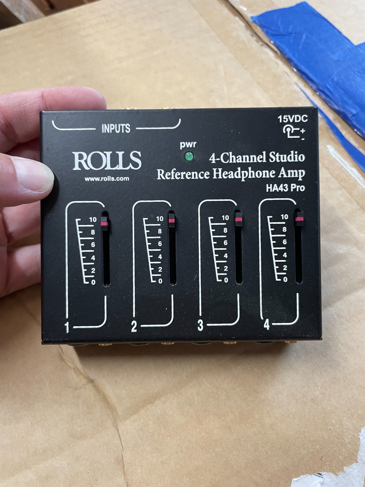 Rolls HA43 Pro Four-Channel Stereo Headphone Amplifier