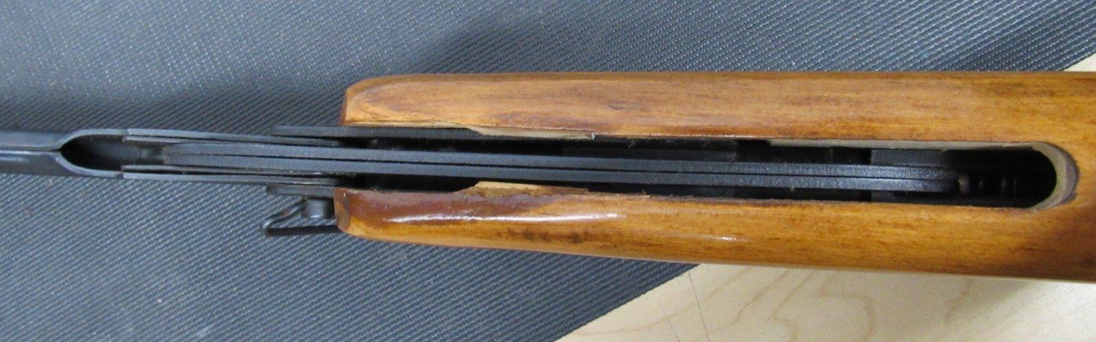 National Standard Break Barrel Air Rifle 4.5 Wood Stock Optronics RB-415 Scope