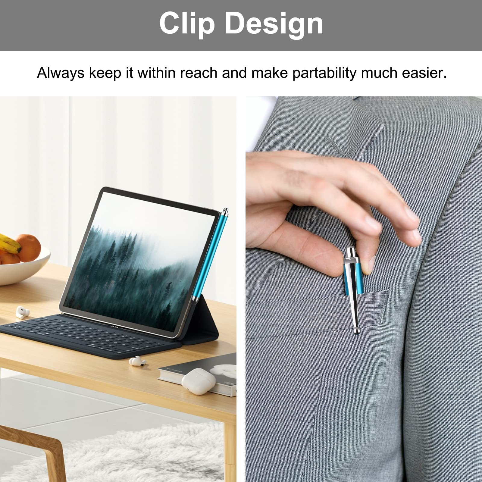 Stylus Pen [10 Pack] Universal Capacitive Touch Screen Pens for Tablets, iPad...