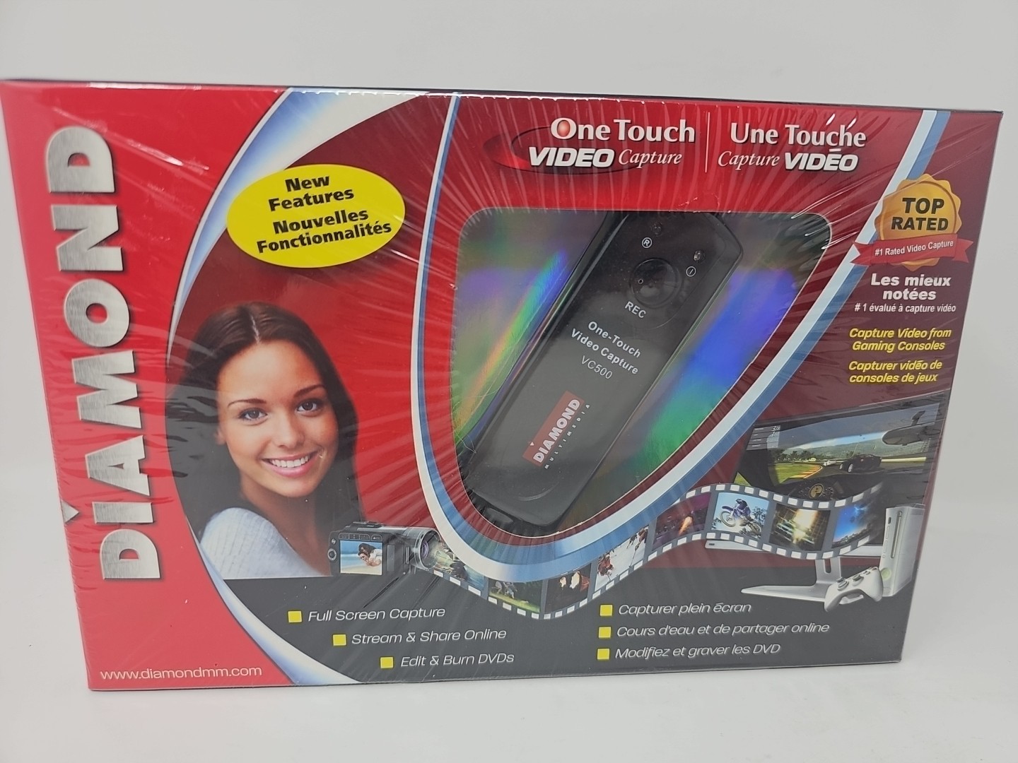 Diamond Multimedia VC500 USB 2.0 One Touch Video Capture Device