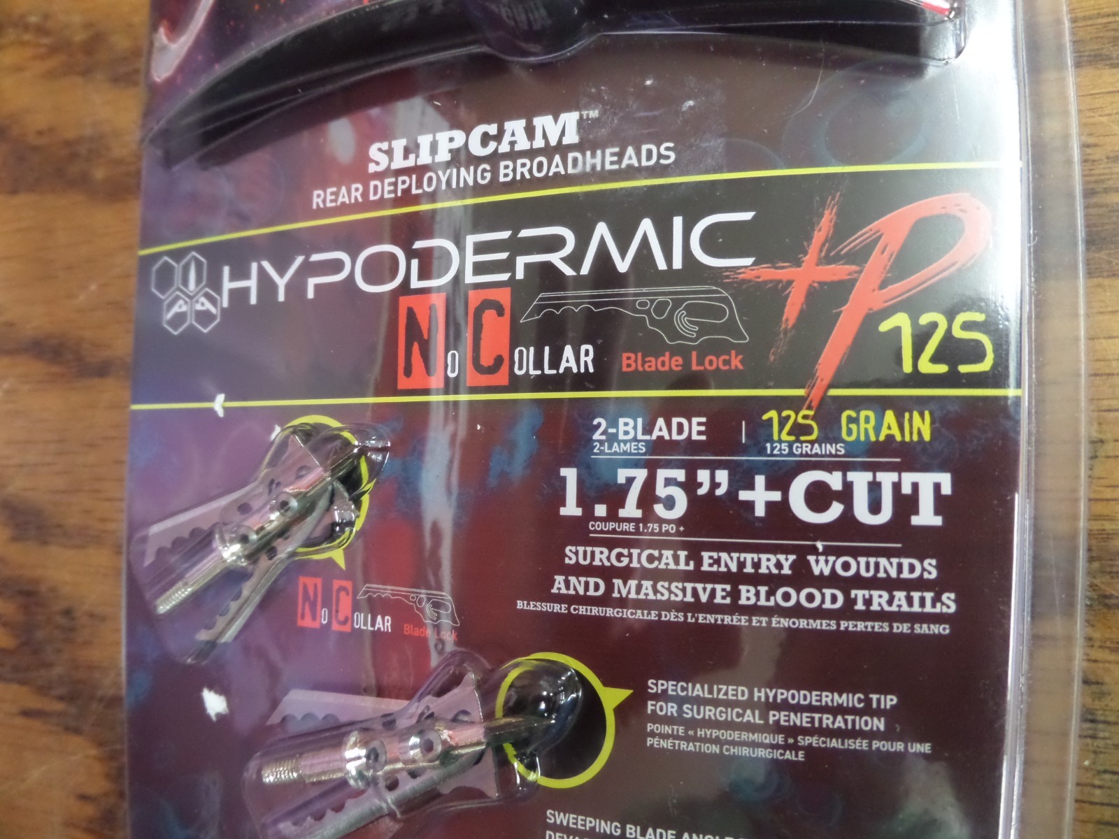 Rage Hypodermic NC +P Broadhead 3-Pack - 125 Grain