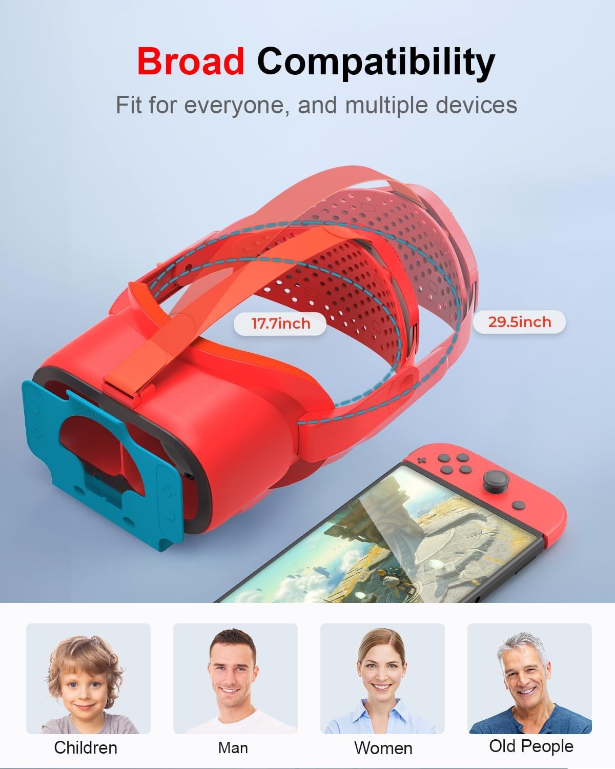 VR Headset Labo VR Kit 3D Goggles For Nintendo Switch OLED Gaming Accessory